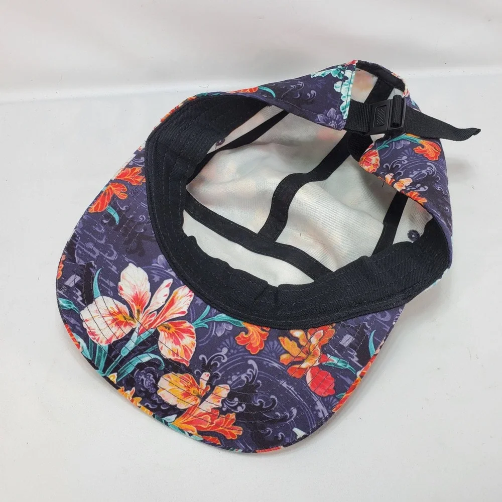 Nike AW84 5-Panel Hat Unisex OS Multicolor Floral Tropical Camper Cap Strapback